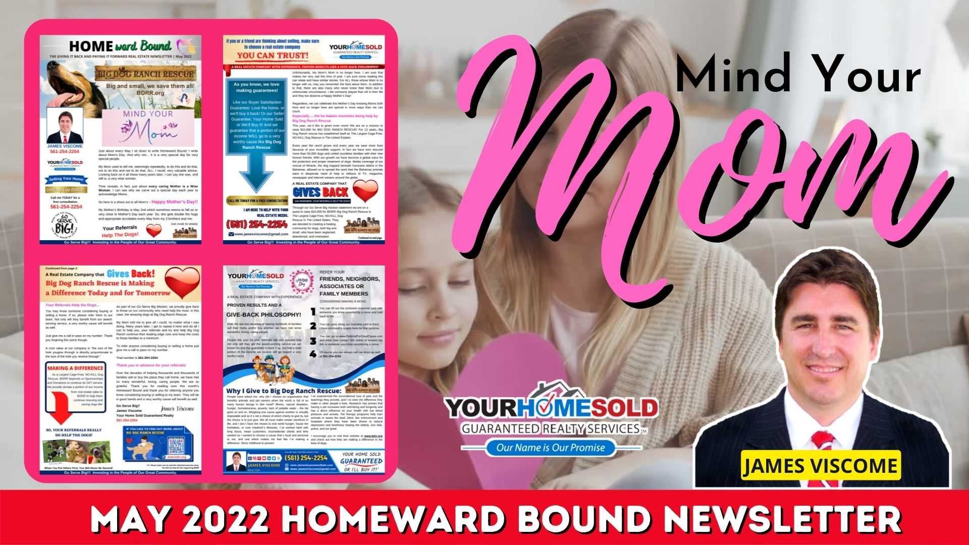 Mother's Day Month | May 2022 Homeward Bound Newsletter